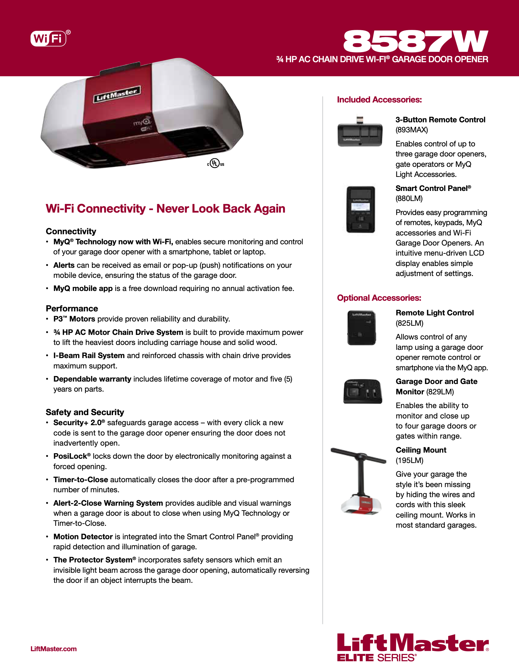 LiftMaster Model 8587W